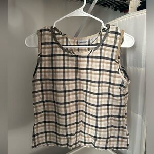 Flannel Patterned Tanktop